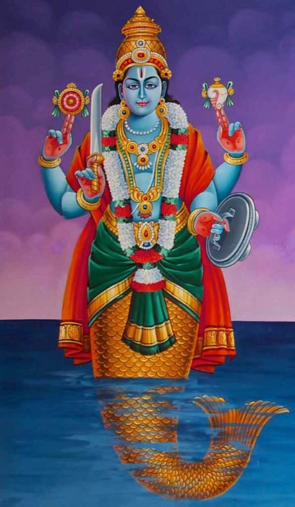 Matsya Avatar of Lord Vishnu - 10 Avatars of Lord Vishnu